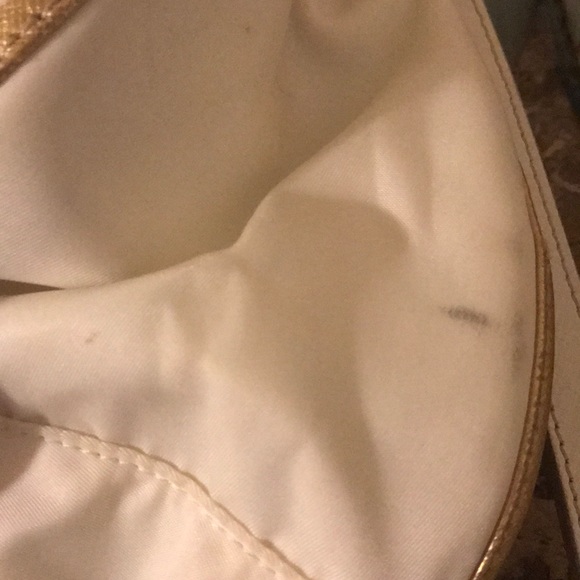 Gold and white Prada shoulder/ handbag - Picture 7 of 8